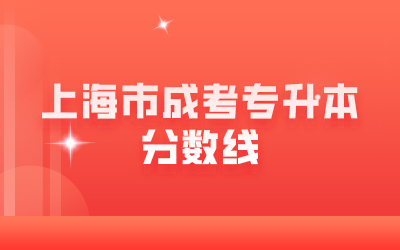 2024年上海市成考专升本分数线?是多少
